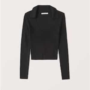 Abercrombie Elevated Ribbed Knit Polo